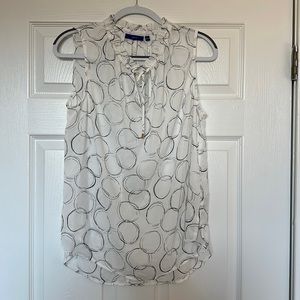 Apt 9 white work blouse. NWOT!